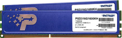 Pamięć Patriot DDR3-1600 16384MB PC3-12800 (Kit of 2x8192) Signature Line (PSD316G1600KH)