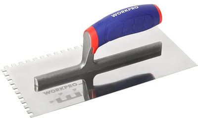 Гладилка зубчаста Workpro 10 х 10 мм, 280 х 130 мм (WP323003)