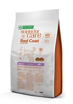 Сухой корм для собак рыжих, малых пород Nature's Protection Superior Care Red Coat Grain Free Salmon Junior Small Breeds 10 кг