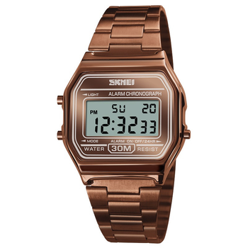 Часы наручные мужские Skmei 1123 Coffee Gold, 1123CG (12315)