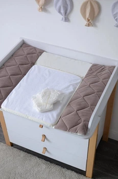 Cповивальний матрац Baby Veres 72х80 Velour Mokko