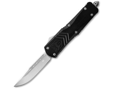 Складной Пружинный Нож CobraTec OTF Small FS-X D2 Черный 06CT018