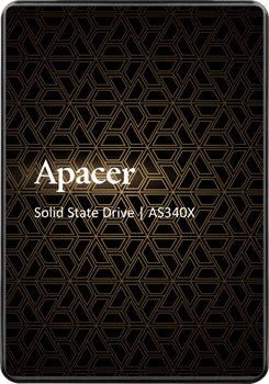 SSD диск Apacer AS340X 480GB 2.5" SATAIII 3D NAND (AP480GAS340XC-1)