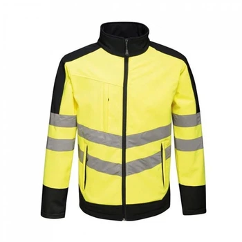 Толстовка Regatta Hi Vis Pro Waterproof Jacket Yellow/Navy, L (48) (11857563)