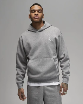 Кофта мужская Jordan Essentials Men's Fleece Sweatshirt 2XL Сірий FJ7774-091