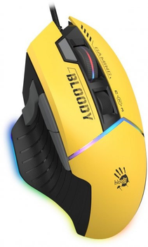 Мышка игровая A4Tech W95 Max Bloody Sports Lime. Мышь геймерская с кастомизированым сенсором и подсветкой
