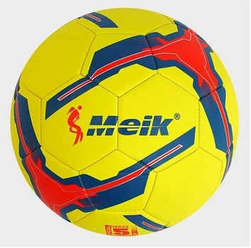 Мяч футбольный Meik Football Size №5 420 грамм PU Yellow/Red (C44437/03)
