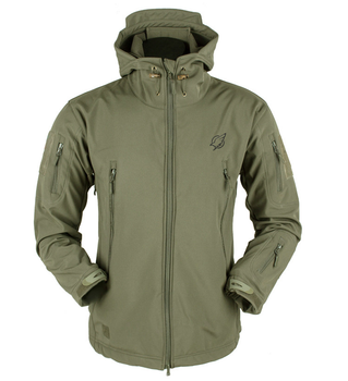 Тактическая куртка Eagle Soft Shell JA-01 с флисом Green Olive XL