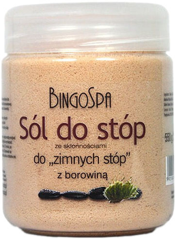 Sól do kąpieli nóg Bingospa Salt For Foot Care With Mud 550 g (5901842001321)