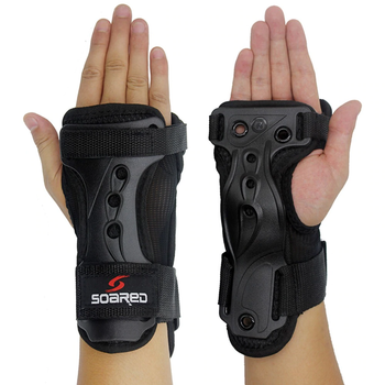 Спортивная защита SOARED для запястья рук XL Black