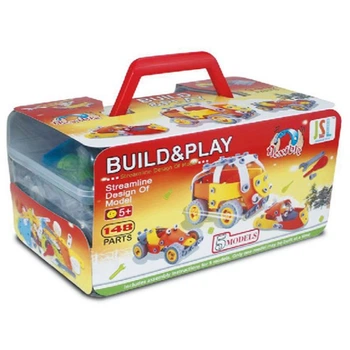 Конструктор Build&Play 5 в 1 Автобус 148 ел. J-202