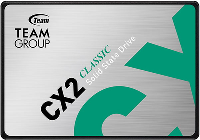 SSD диск Team Group CX2 256GB 2.5" SATAIII 3D TLC (T253X6256G0C101)