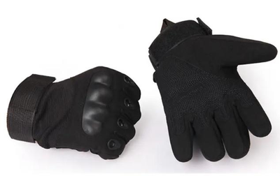 Полнопалые перчатки походные армейские защитные охотничьи FQ16S007 Черный M (Kali)
