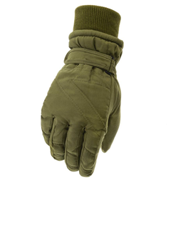 Зимові рукавиці Mil-tec ХXL для щоденного носіння захист рук від ударів з регульованою застібкою для ідеальної посадки Оливковий