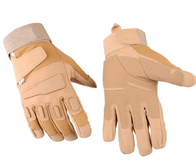 Перчатки защитные на липучке FQ16S003 Песочный М (Kali)