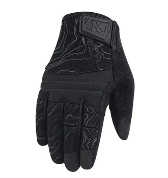 Перчатки полнопалые с защитой на липучке FQTACMI005 Черный XL (Kali)