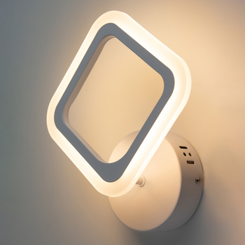 Светильник светодиодный настенный, LED бра Sunlight белый 5331/1W