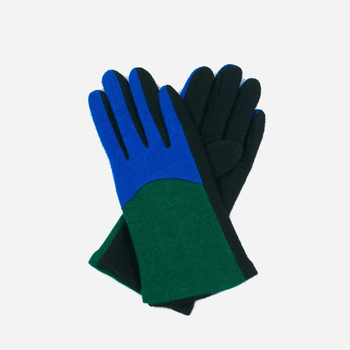 Rękawiczki damskie Art Of Polo rk14320 One Size Niebieskie/Zielone (5902021159536)