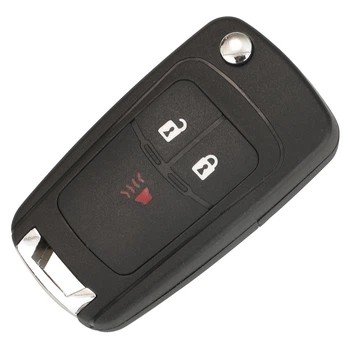 Корпус викидного ключа Chevrolet Spark 2+1 кнопки лезо DWO4 Galakeys (13-25)