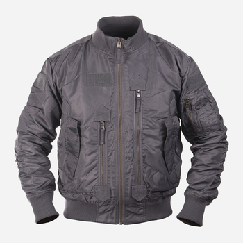 Куртка тактическая мужская MIL-TEC US Tactical Flight Jacket 10404608 L 1332 Urban grey (2000980619160)