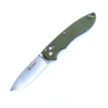 Нож складной Ganzo G740 Зелений Ніж Складаний Гладкий