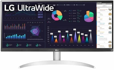 Монітор 29' LG 29WQ600-W Black, WLED, IPS 2560x1080 (21:9) 5мс, 1000:1, 300 кд/м², 178°/178°, DP/HDMI, AMD FreeSync, Vesa 100x100, 2х7 Вт