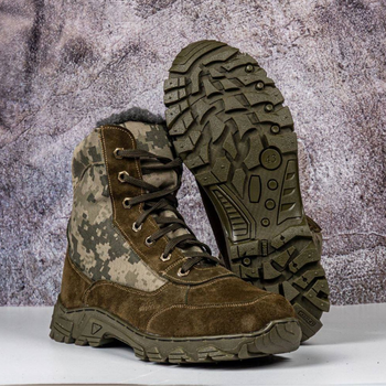 Демисезонные Берцы Тактические Ботинки Мужские Кожаные 46р (30,5 см) MBD-000037-RZ46