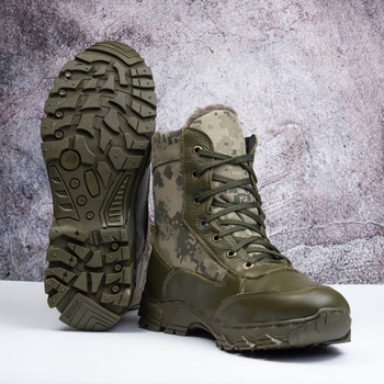 Демисезонные Берцы Тактические Ботинки Мужские Кожаные 48р (32 см) MBD-000041-RZ48