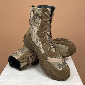 Женские Берцы Демисезонные Тактические Ботинки Кожаные 49р (33 см) MBD-000002-RZ49
