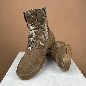Демисезонные Берцы Тактические Ботинки Мужские Кожаные 46р (30,5 см) MBD-000073-RZ46