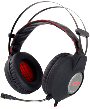 Słuchawki Esperanza EGH440 Czarny/Czerwony (5901299955994)