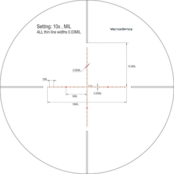 Прицел VECTOR OPTICS CONTINENTAL 5-30x56 (34MM) SFP TACTICAL