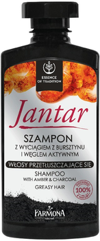 Szampon Farmona Jantar z aktywnym węglem 330 ml (5900117004876)