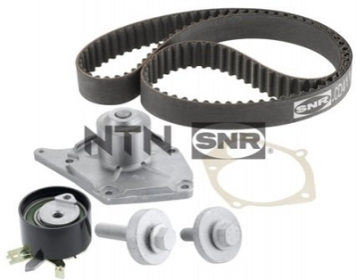 Комплект ГРМ SNR NTN KDP455580 Renault Scenic, Megane, Kangoo, Clio, Logan, Grand Scenic, Twingo, Fluence, Laguna, Captur; Dacia Logan, Duster; Nissan Qashqai, Note, Micra 7701477028, 2101000Q0E, 7701478031