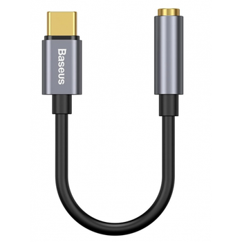 Перехідник AUX Baseus L54 Type-C to 3.5mm Gray (CATL54-0G)