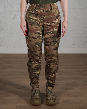 Жіночі військові штани тактичні SoftShell тришарові осінь/зима р. L Мультикам