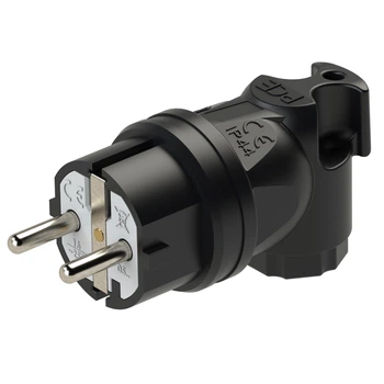 Вилка кабельна кутова 16A/250V/2P+E/IP44 виробник PCE 05811-S