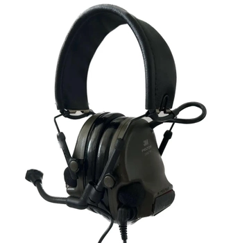 Активні навушники з гарнітурою 3M Comtac XPI та 1 аудіовиходом J11 Peltor (MT20H682FB-68) (15254)