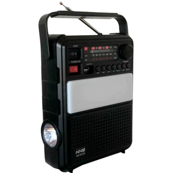 Радіостанція-ліхтар NNS Solar Charge NS-8033LS Чорний