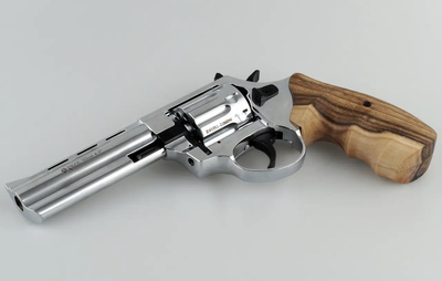Револьвер Флобера Voltran Ekol Viper 4.5" (хром/бук)