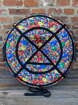 Тюбинг Надувные санки M&M-2.0 120 см 15", +Сумка-бананка