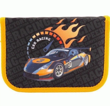 Пенал твердий одинарний 621 Sport Racing 20х14 х 3.5 см Kite