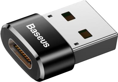 Перехідник Baseus Female Type-C to USB Black (CAAOTG-01)