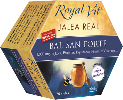 Дієтична добавка Dietisa Royal Vit Balsan Forte Con Equinacea 20 флаконов (3175681194632)