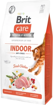 Сухий корм для кішок Brit Care Cat GF Indoor Anti-stress для мешкаючих у приміщенні з куркою