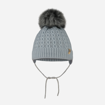 Шапка-вушанка із зав'язками зимова дитяча STING Hat 20K One Size Сіра (5905999070414)
