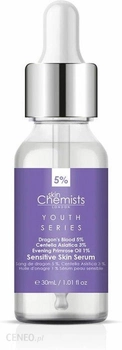 Serum do twarzy Skin Chemists London Youth Series Dragon's Blood 5%, Centella Asistica 3%, Evening Primrose Oil 1% Sensitive Skin Serum 30 ml (5060881926054)