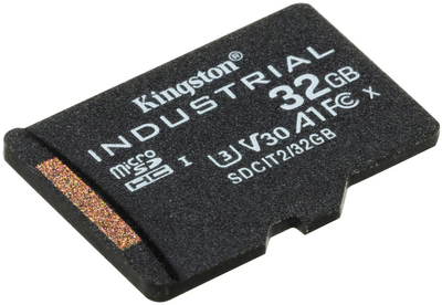 Карта пам'яті Kingston microSDHC 32GB Industrial Class 10 UHS-I V30 A1 (SDCIT2/32GBSP)