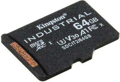 Карта пам'яті Kingston microSDXC 64GB Industrial Class 10 UHS-I V30 A1 (SDCIT2/64GBSP)