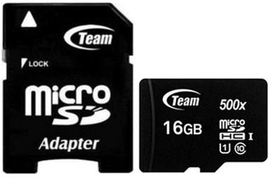 Karta pamięci Team microSDHC 16GB Class 10 UHS-1 (TUSDH16GCL10U03)